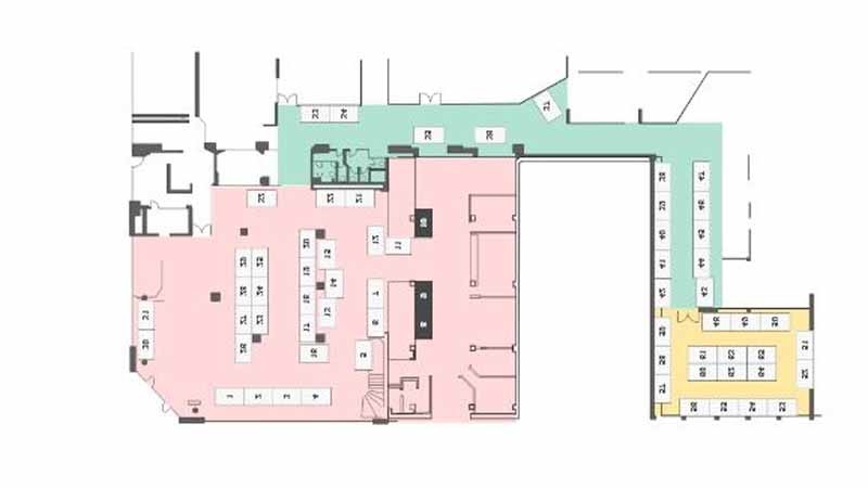 Plano de ubicación de la Feria de Empleo